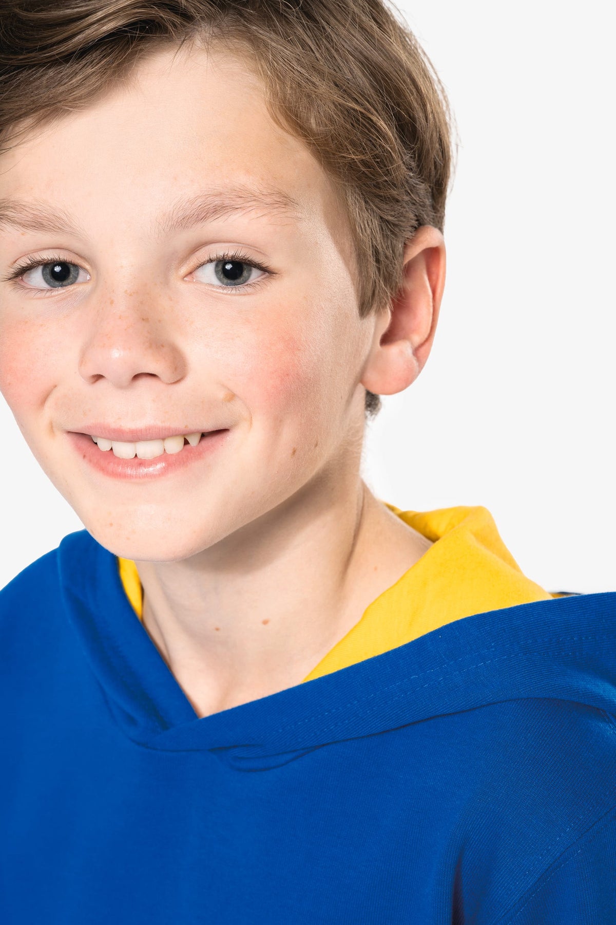 Kariban K453 Kinder Sweater met gecontrasteerde capuchon