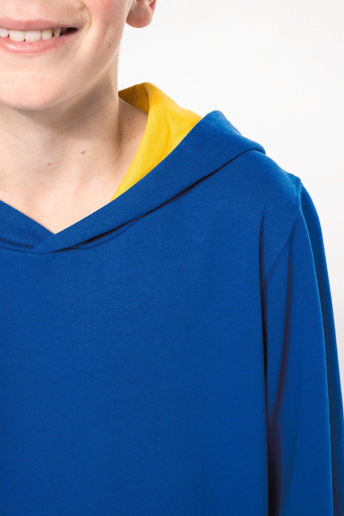 Kariban K453 Kinder Sweater met gecontrasteerde capuchon