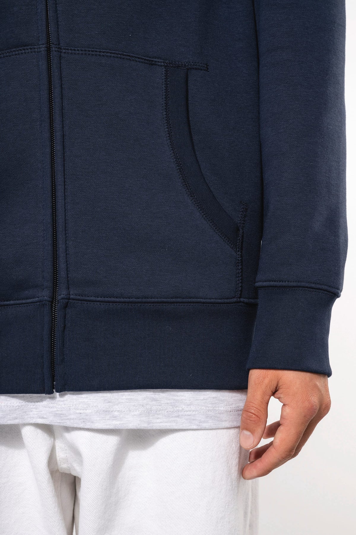 Kariban K454 Hooded Sweater Met Rits
