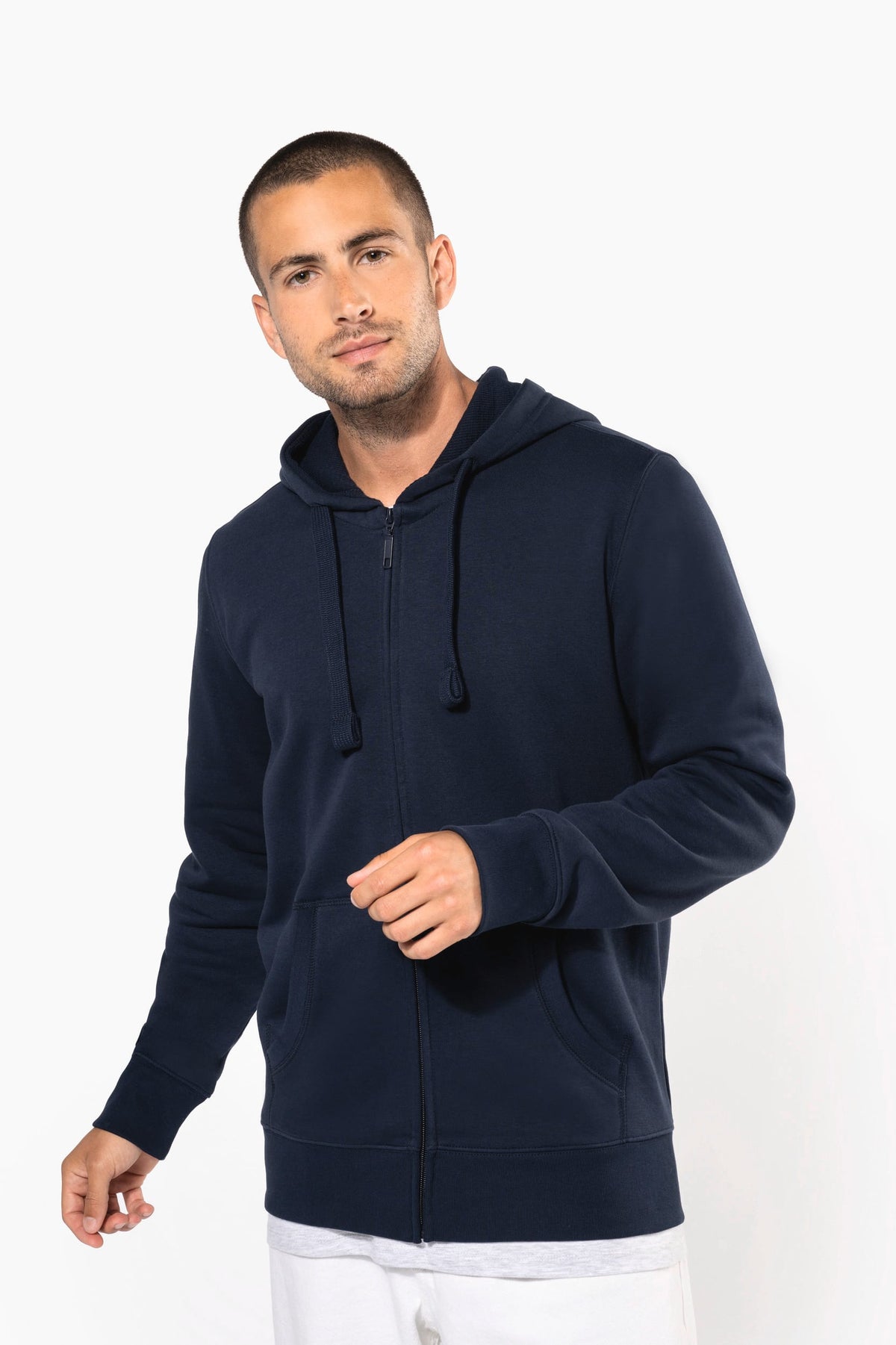 Kariban K454 Hooded Sweater Met Rits