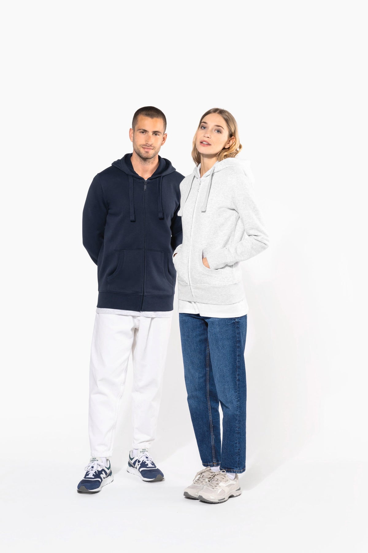 Kariban K454 Hooded Sweater Met Rits