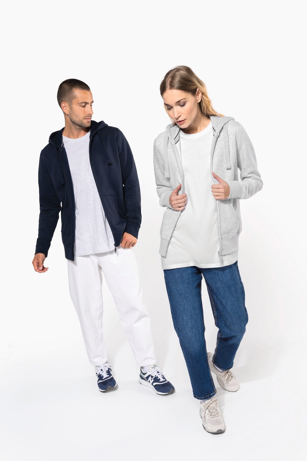 Kariban K454 Hooded Sweater Met Rits