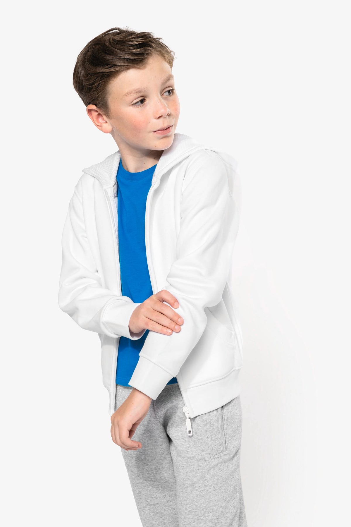Kariban K455 Kinder sweatvest met capuchon