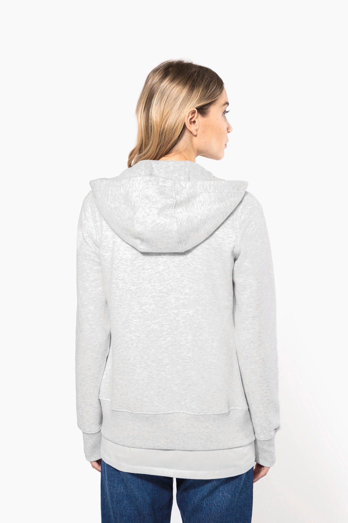 Kariban K464 Damessweater met rits en capuchon