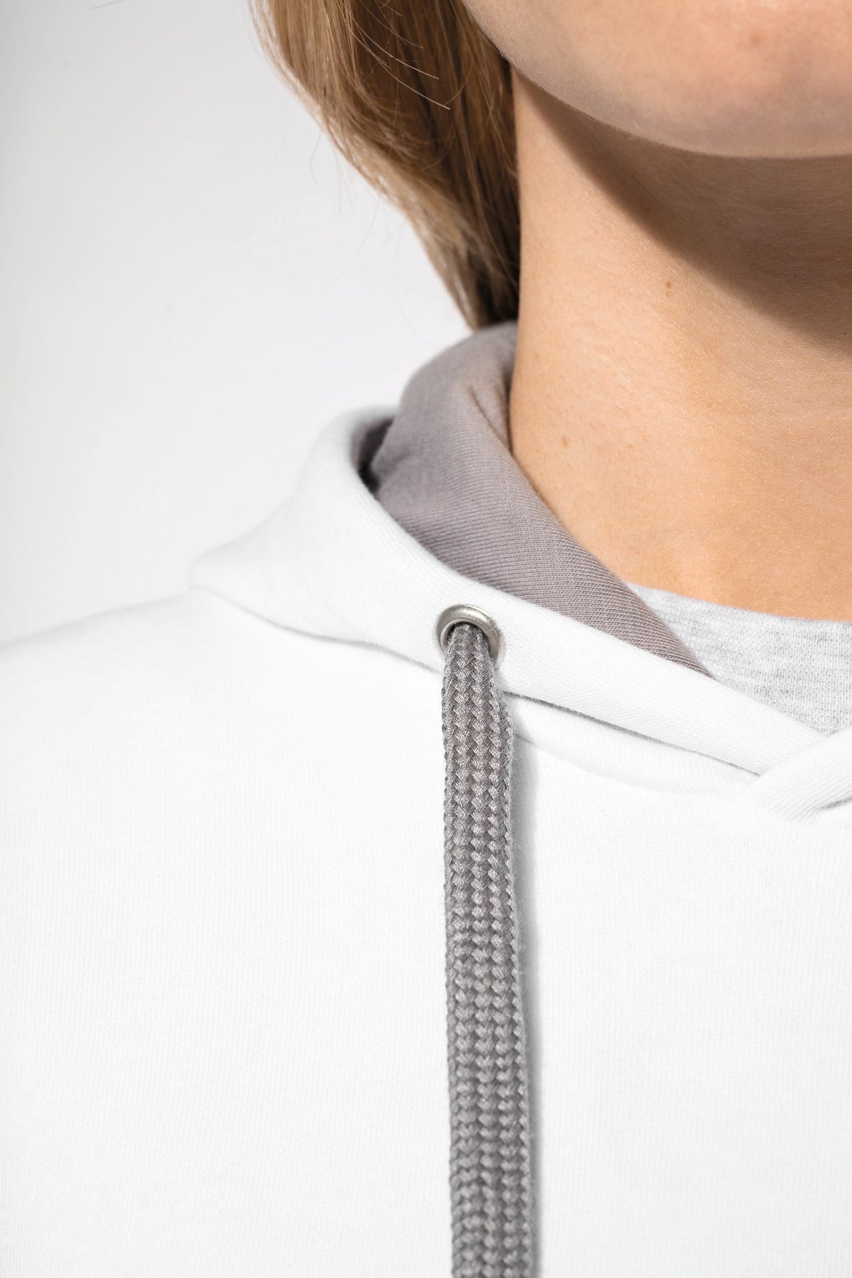 Kariban K465 Damessweater met capuchon in contrasterende kleur