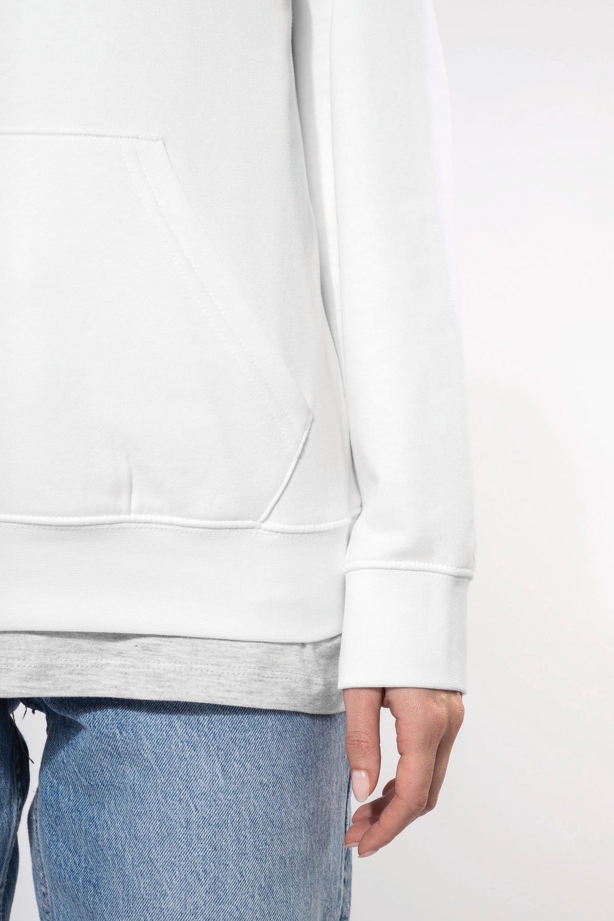 Kariban K465 Damessweater met capuchon in contrasterende kleur