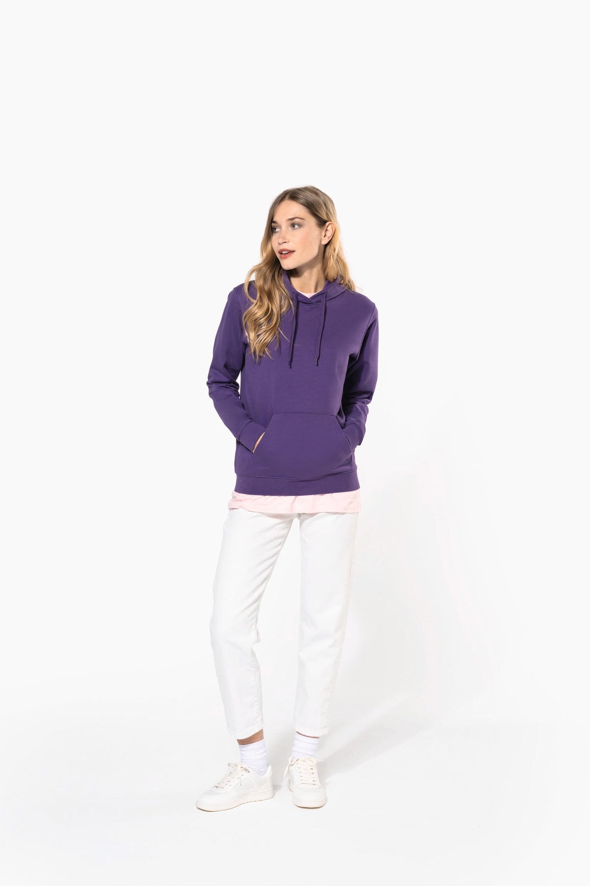 Kariban K473 Eco damessweater met capuchon