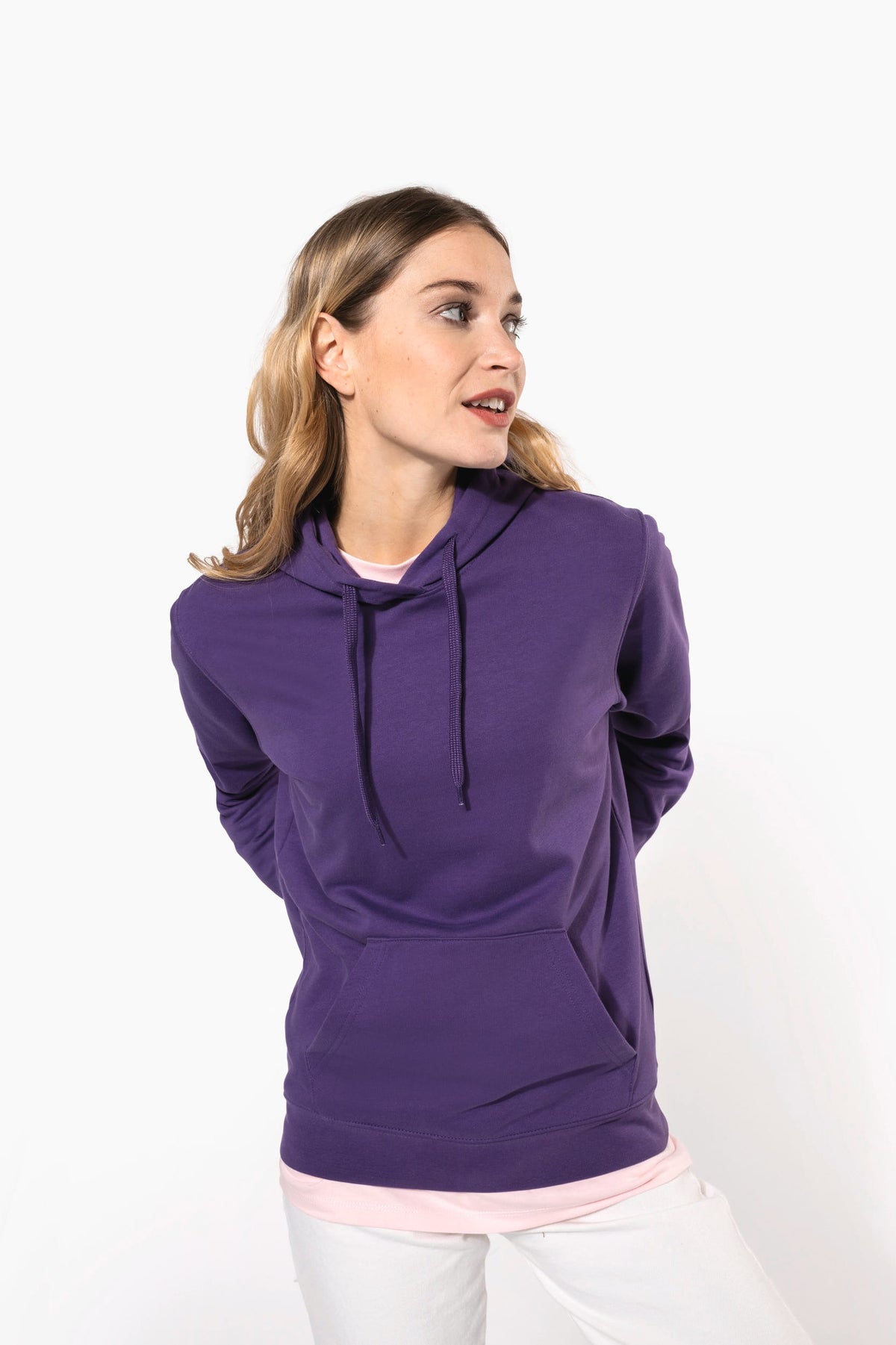 Kariban K473 Eco damessweater met capuchon