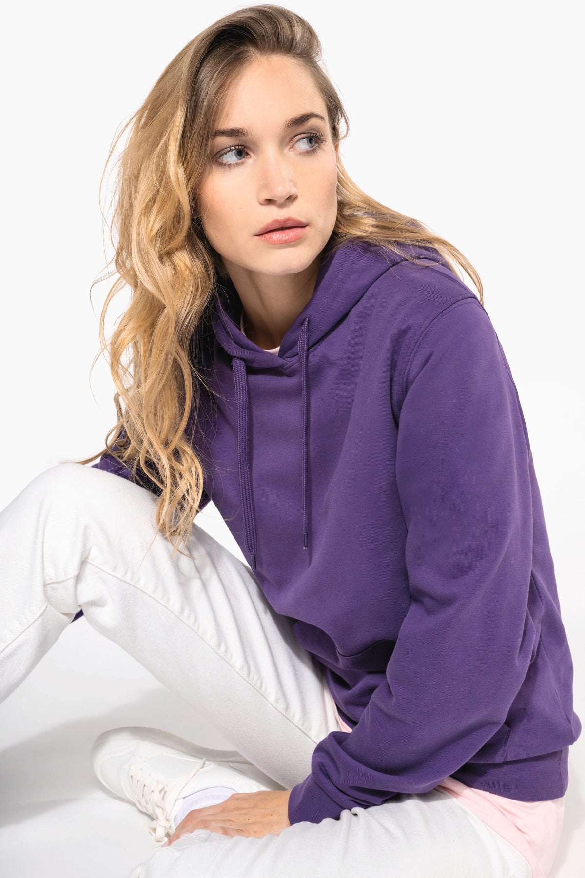 Kariban K473 Eco damessweater met capuchon