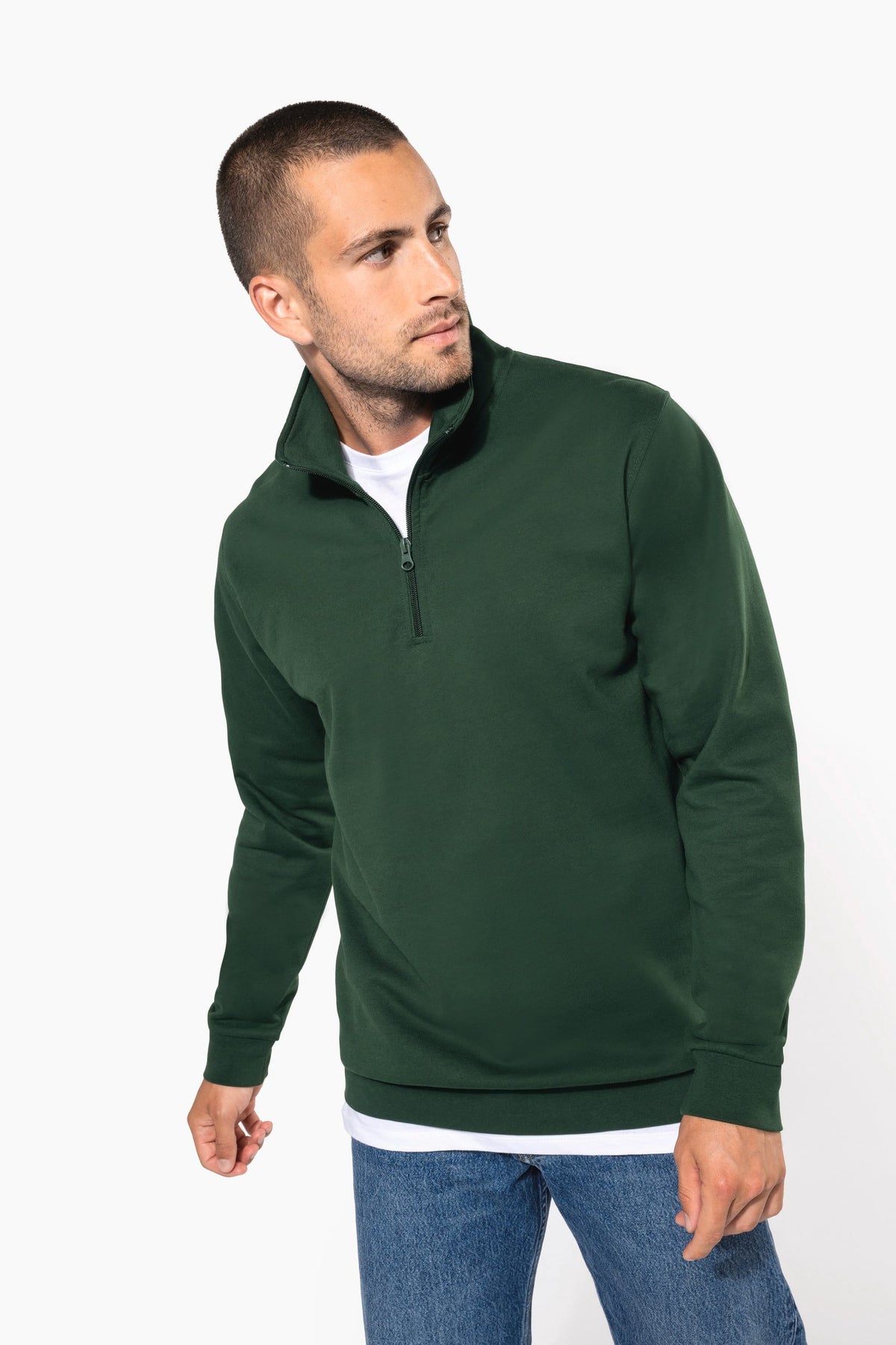 Kariban K478 Sweater met ritskraag