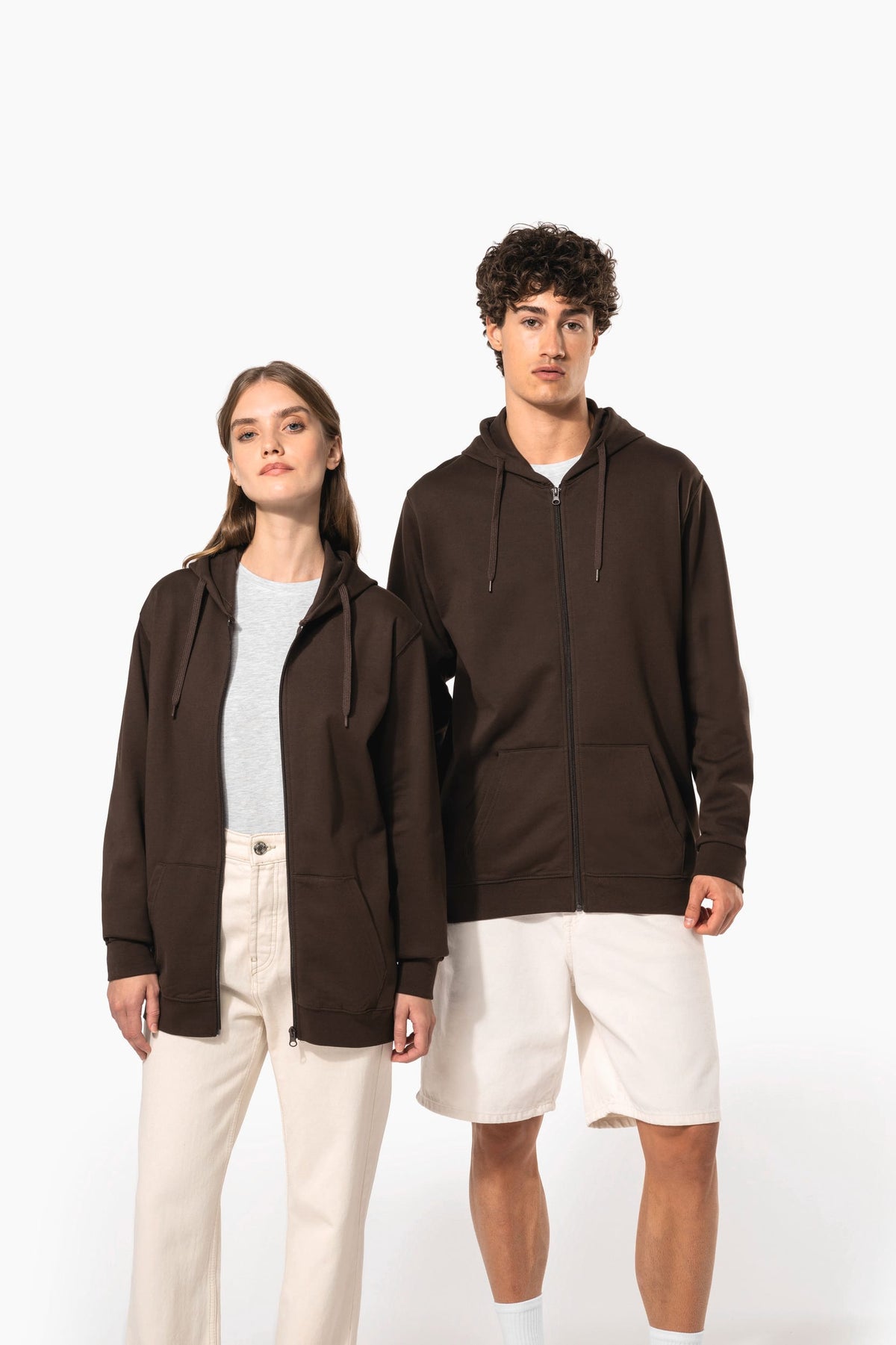 Kariban K479 Sweatvest met capuchon