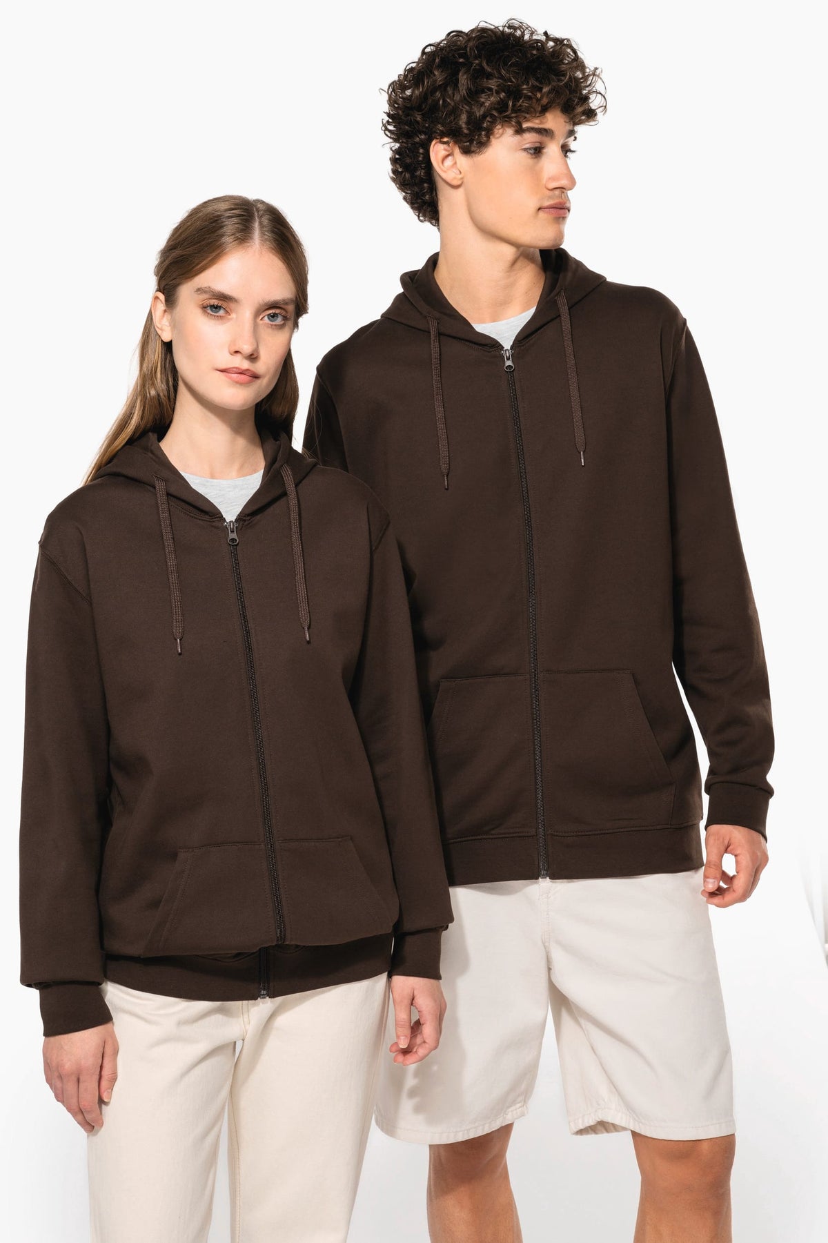 Kariban K479 Sweatvest met capuchon