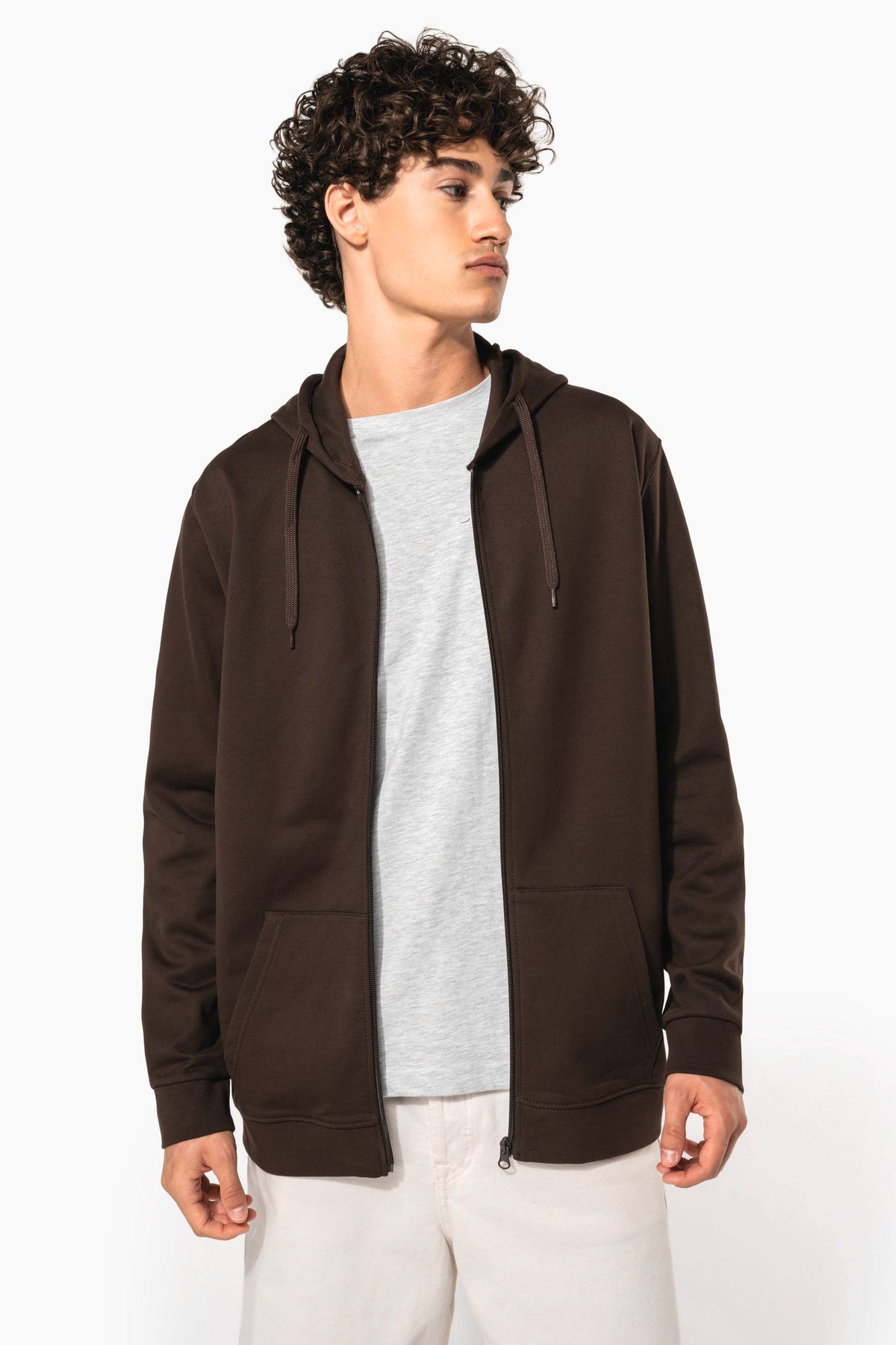 Kariban K479 Sweatvest met capuchon