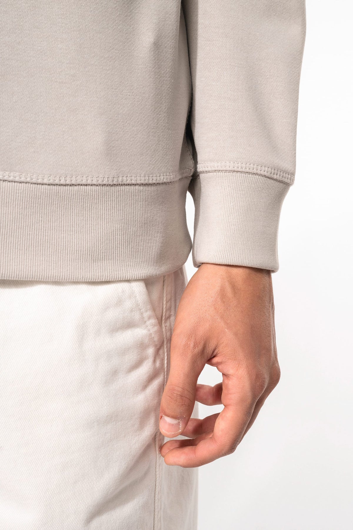 Kariban K480 Herensweater BIO ronde hals raglanmouwen