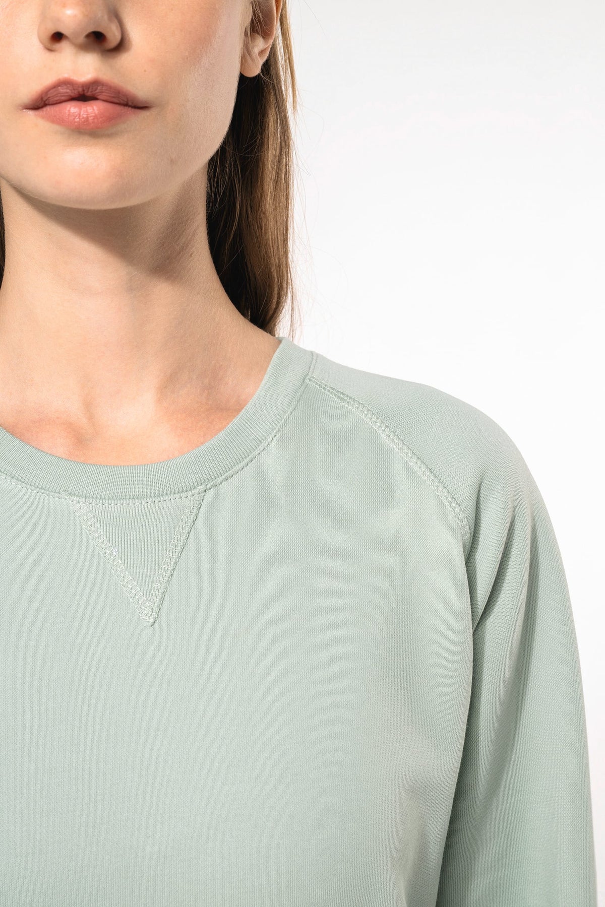 Kariban K481 Damessweater BIO ronde hals raglanmouwen