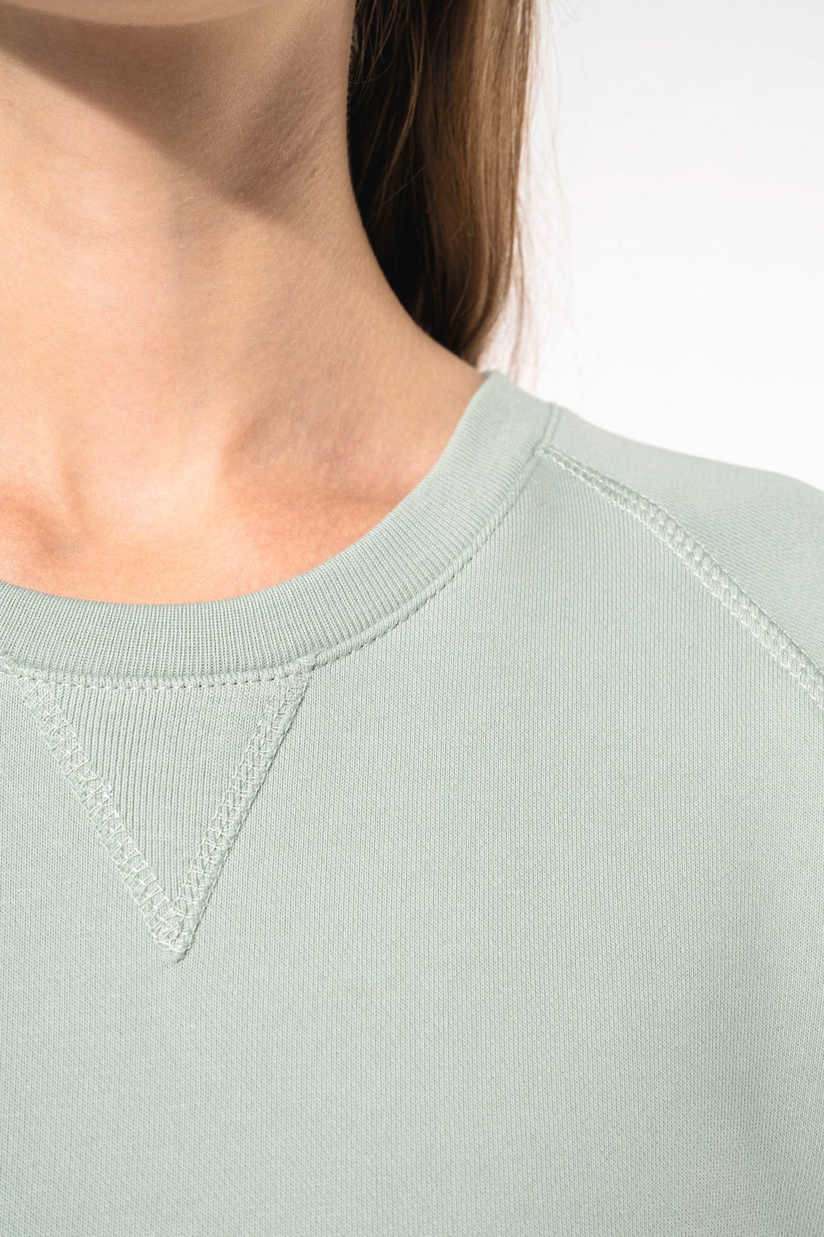 Kariban K481 Damessweater BIO ronde hals raglanmouwen