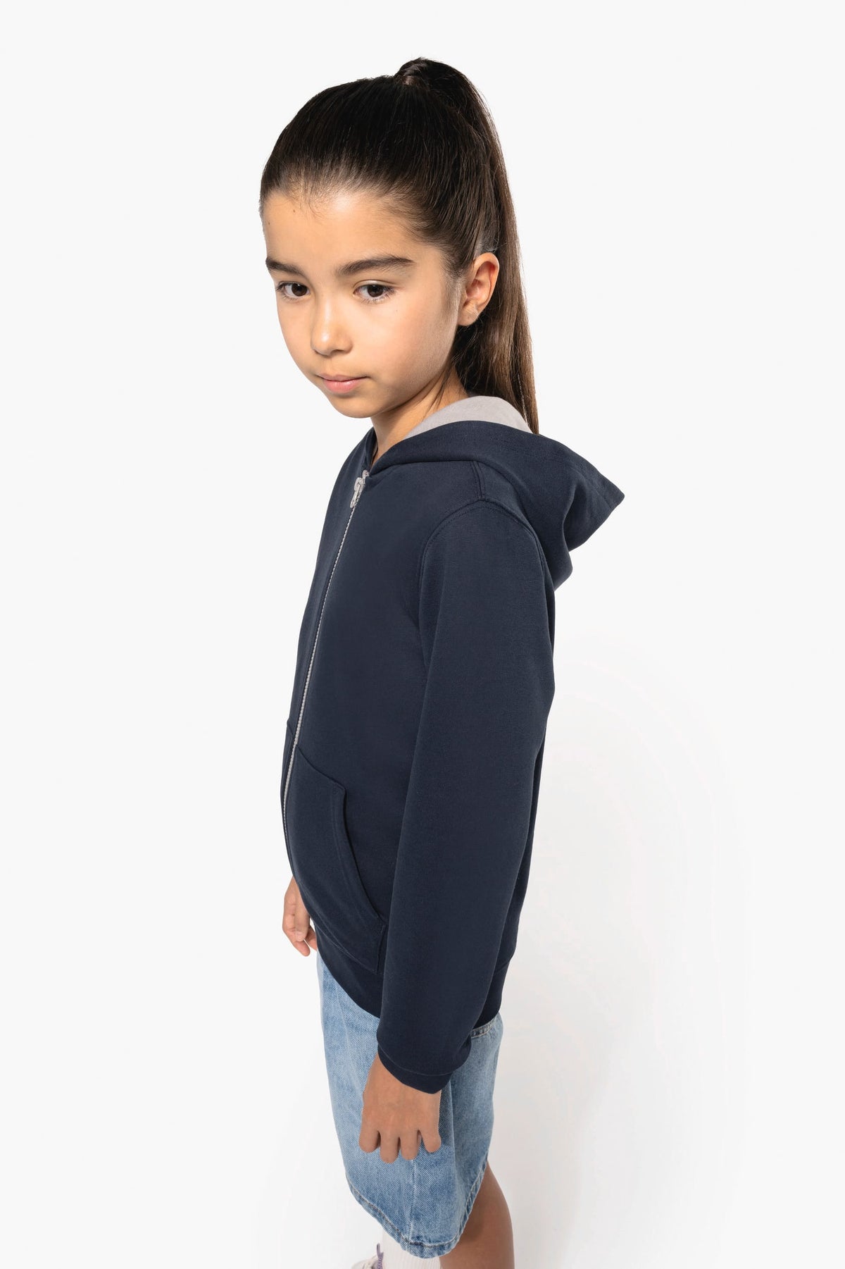 Kariban K486 Kindersweatvest met capuchon