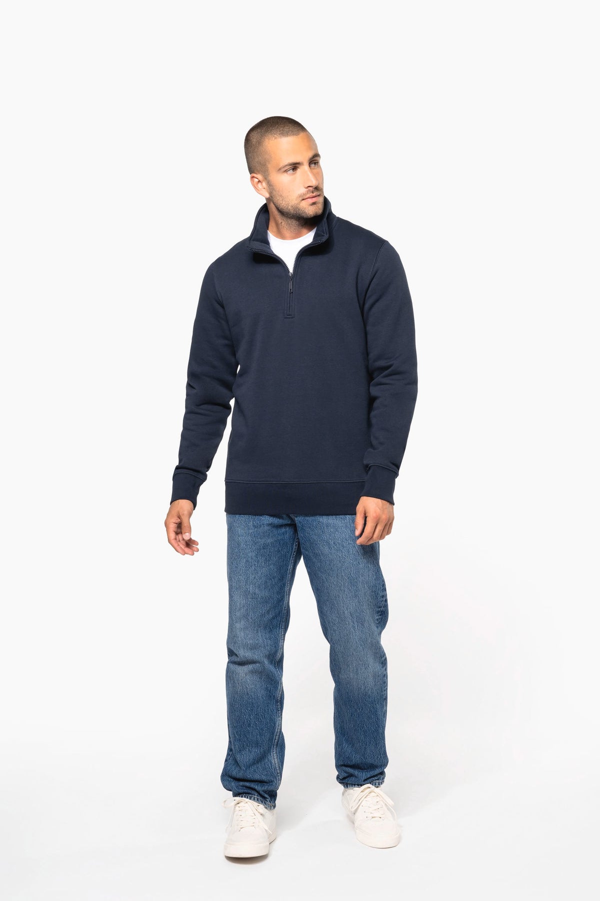 Kariban K487 Sweater met ritskraag