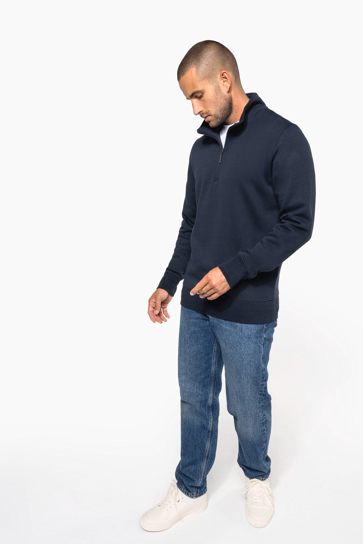 Kariban K487 Sweater met ritskraag