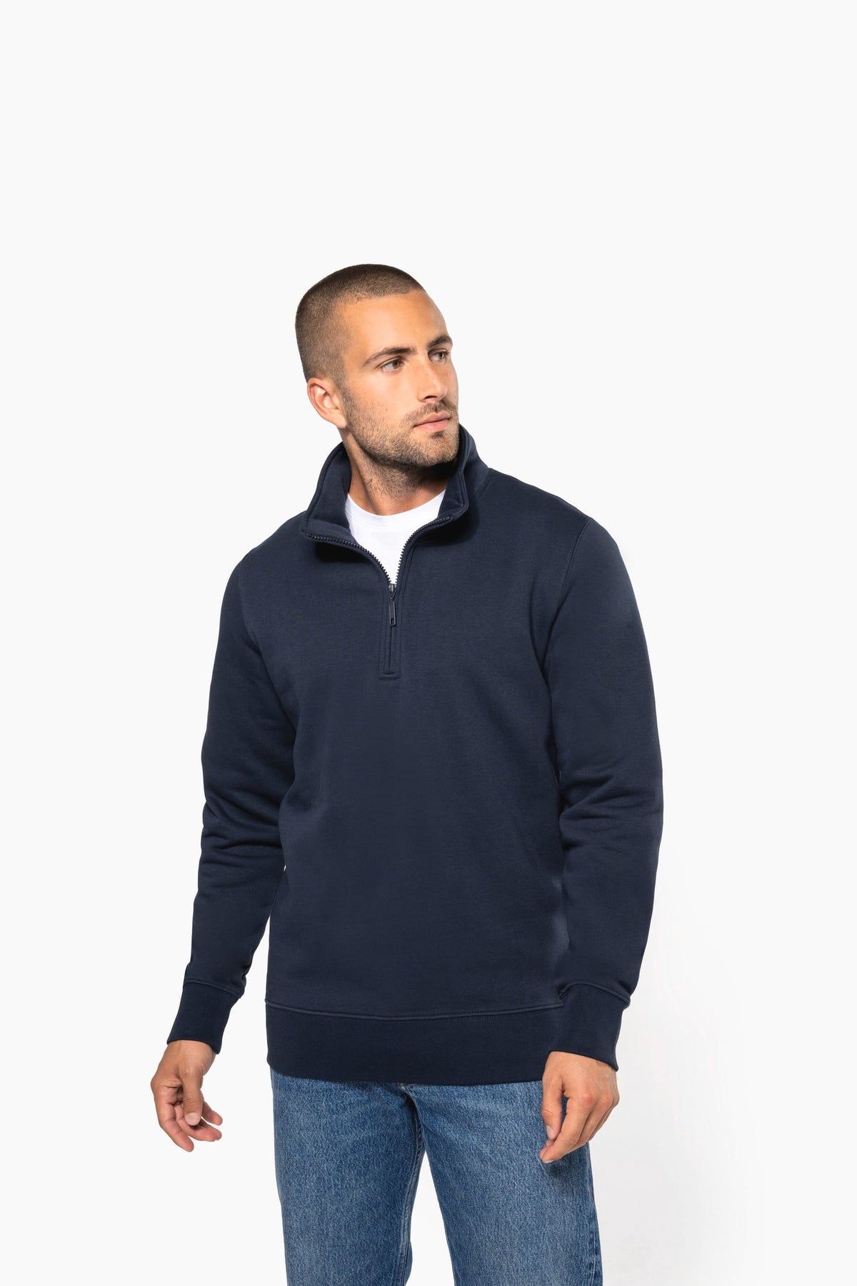 Kariban K487 Sweater met ritskraag