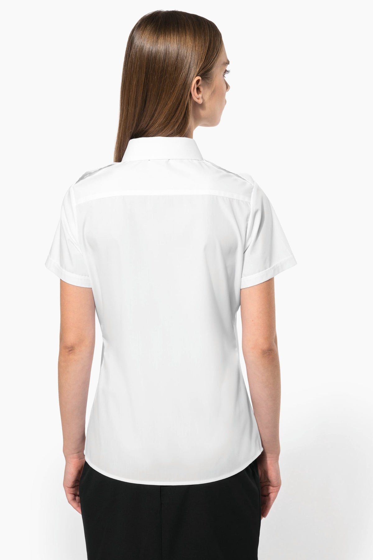 Kariban K504 Damespilootoverhemd korte mouwen