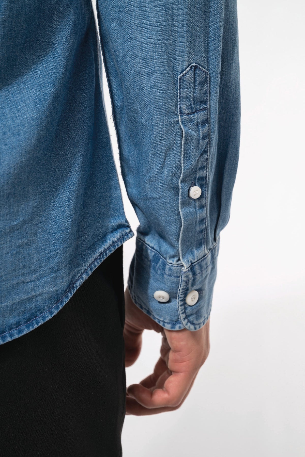 Kariban K512 Herenoverhemd Denim