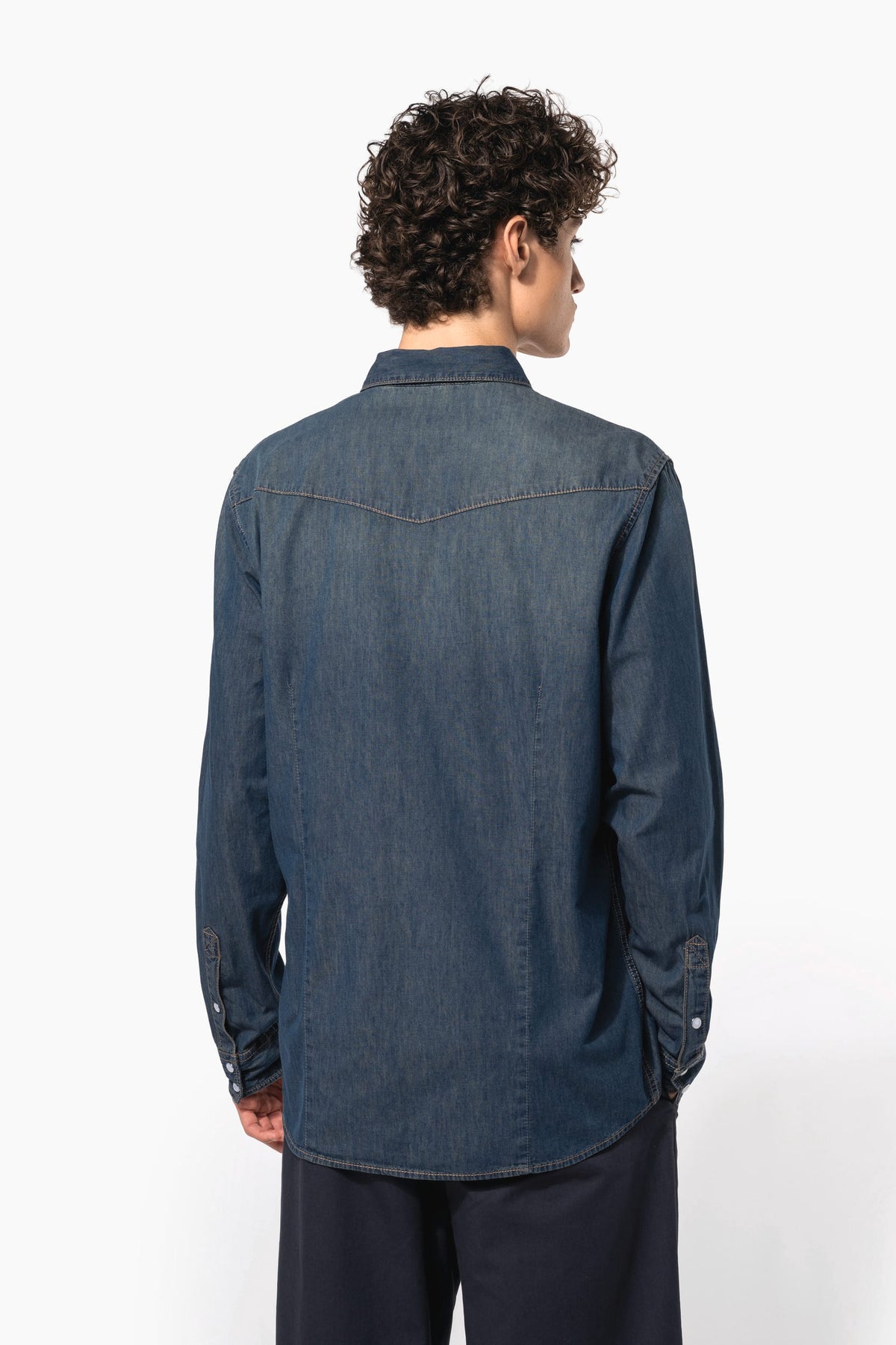 Kariban K519 Heren denim overhemd lange mouwen