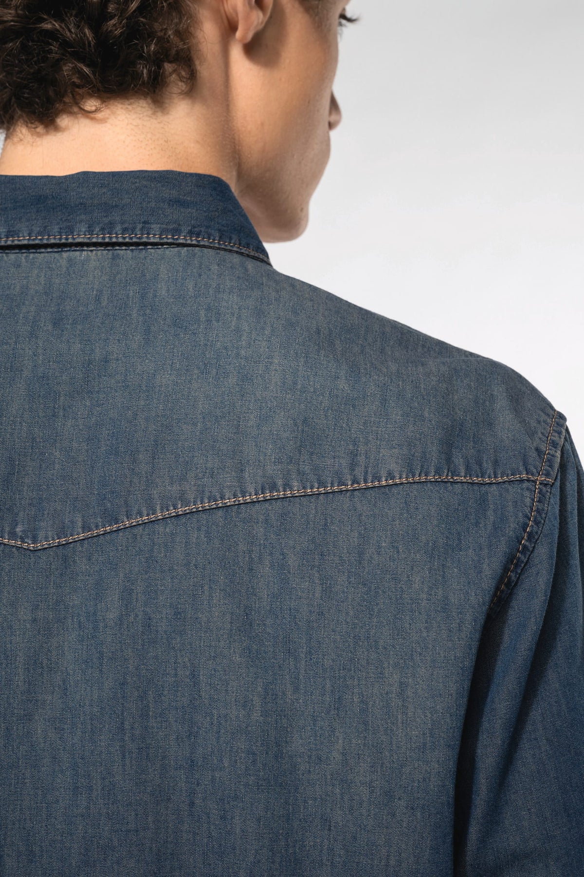 Kariban K519 Heren denim overhemd lange mouwen
