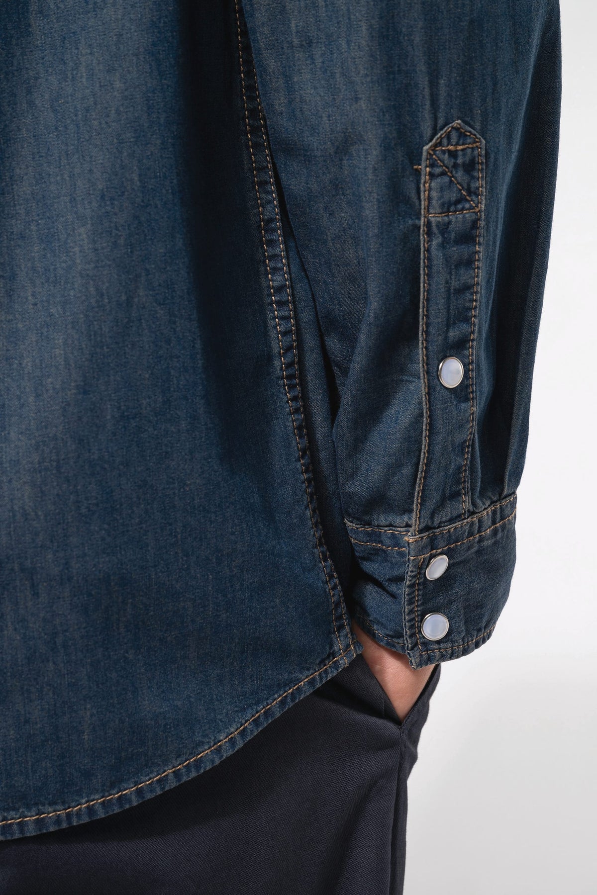 Kariban K519 Heren denim overhemd lange mouwen