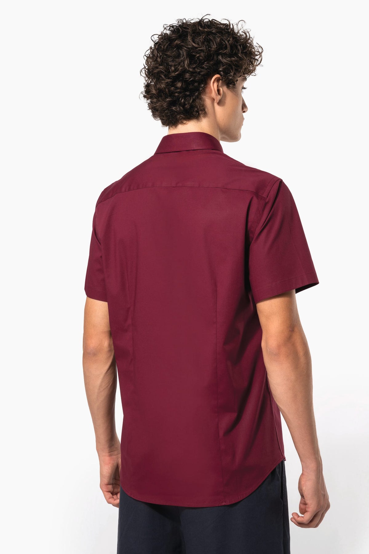 Kariban K531 Heren stretch overhemd korte mouwen