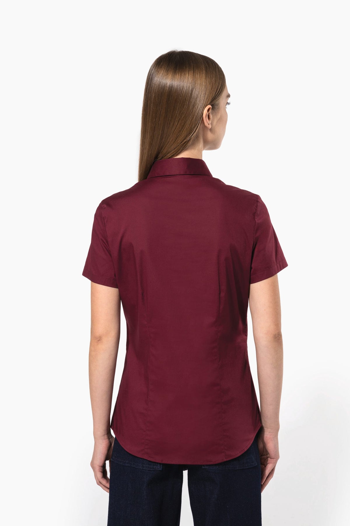 Kariban K532 Dames stretch blouse korte mouwen