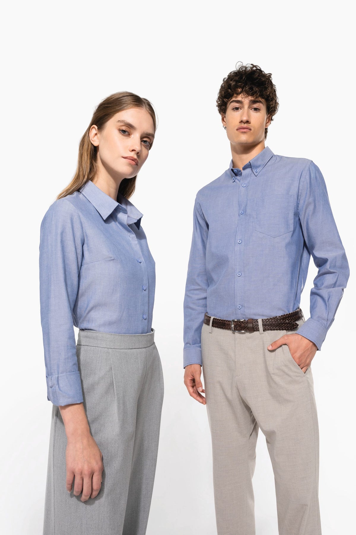 Kariban K534 Dames Oxford blouse lange mouwen