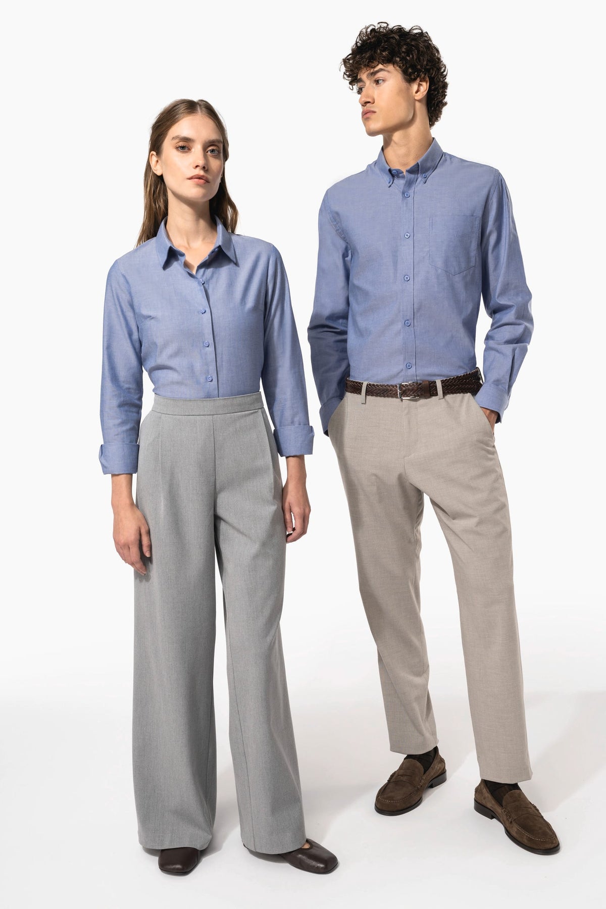 Kariban K534 Dames Oxford blouse lange mouwen