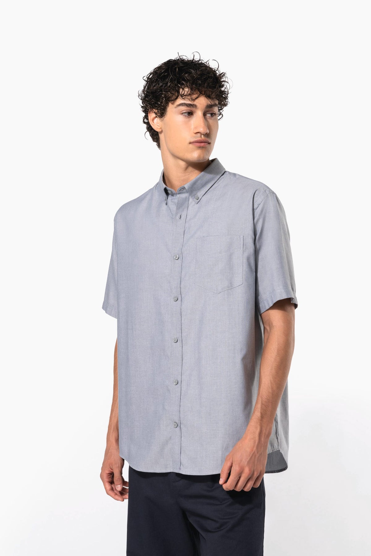 Kariban K535 Heren Oxford overhemd korte mouwen