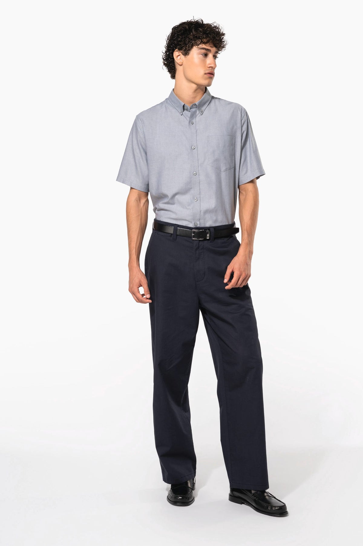 Kariban K535 Heren Oxford overhemd korte mouwen
