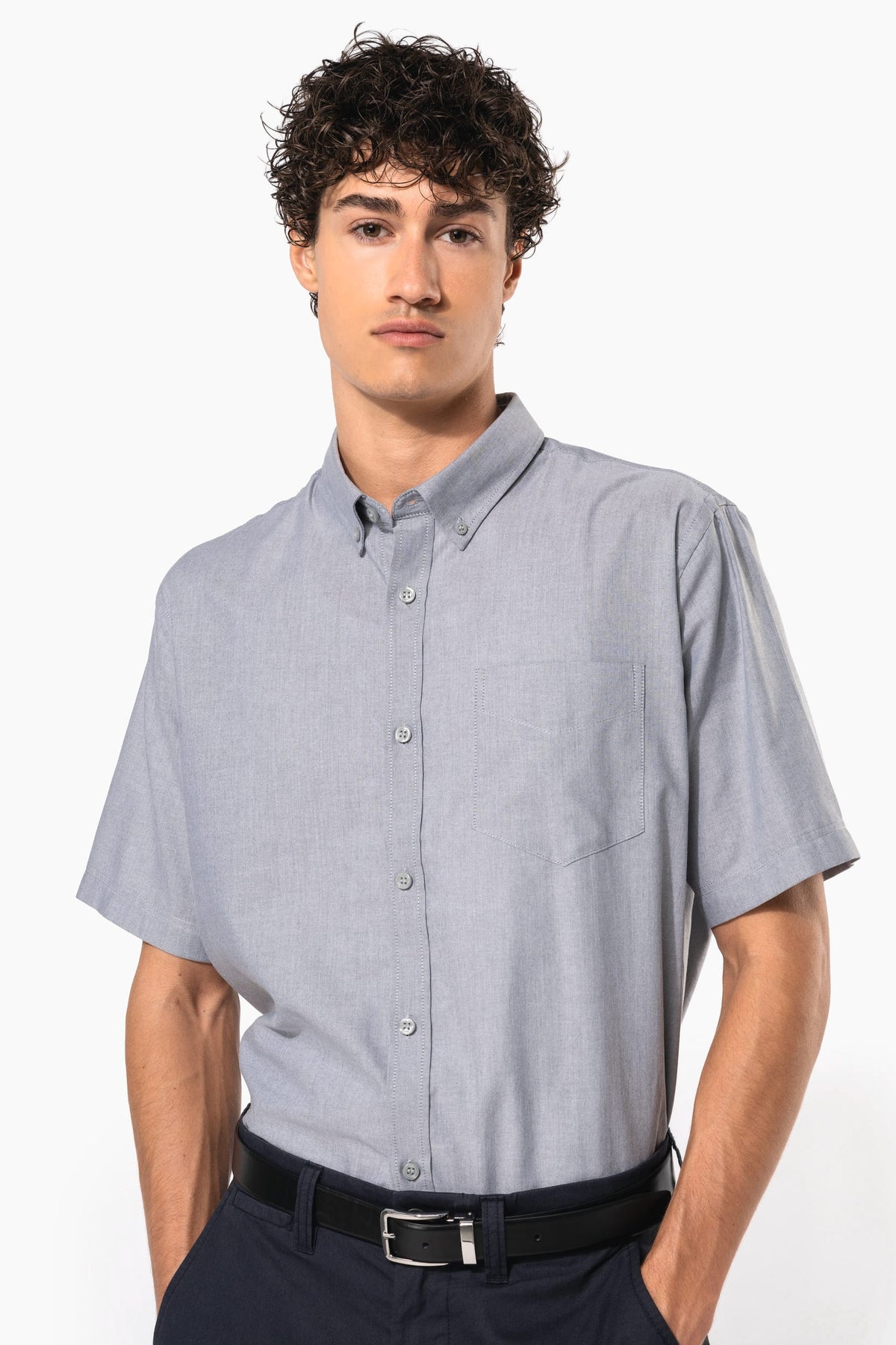 Kariban K535 Heren Oxford overhemd korte mouwen