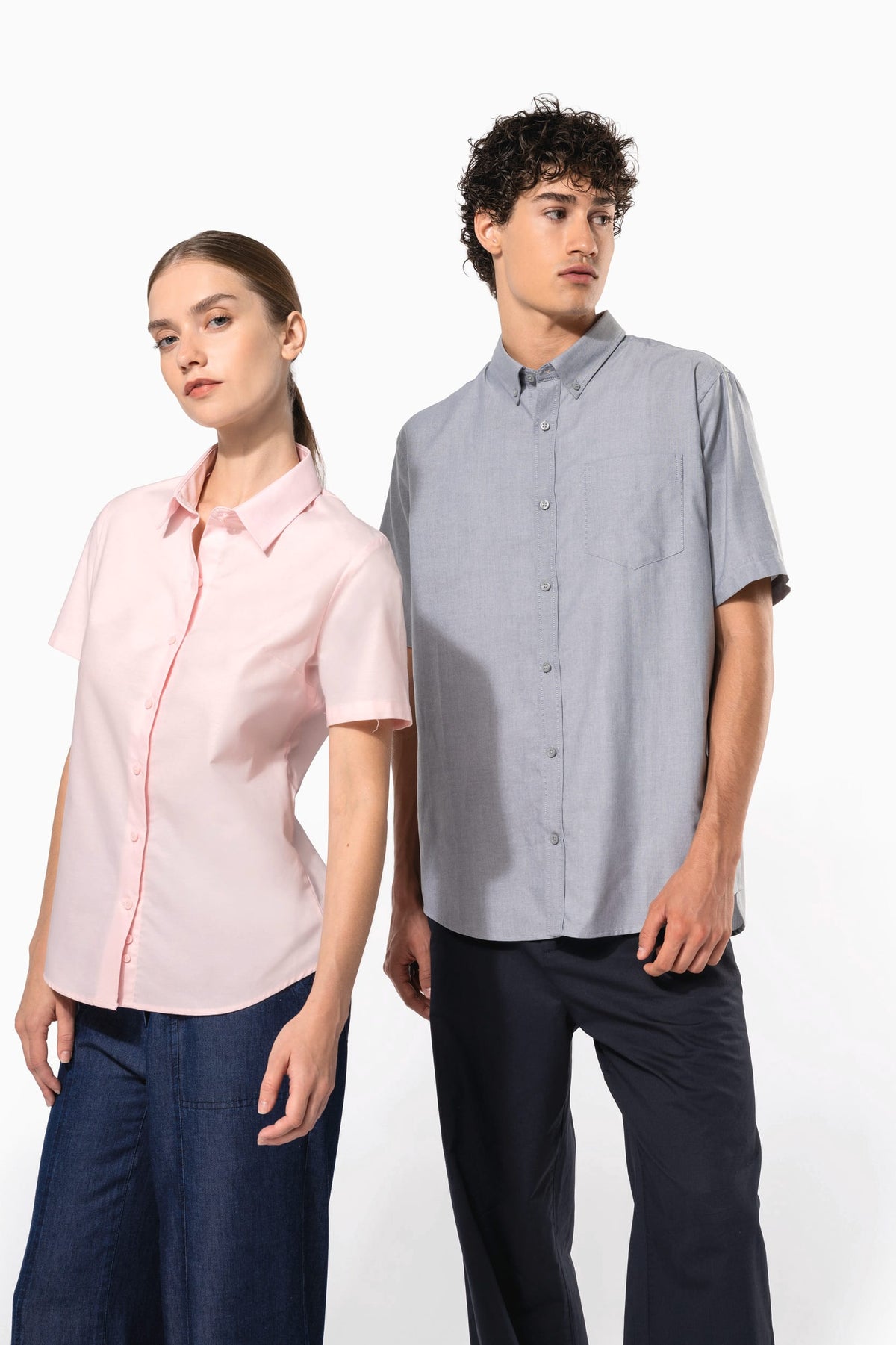 Kariban K535 Heren Oxford overhemd korte mouwen