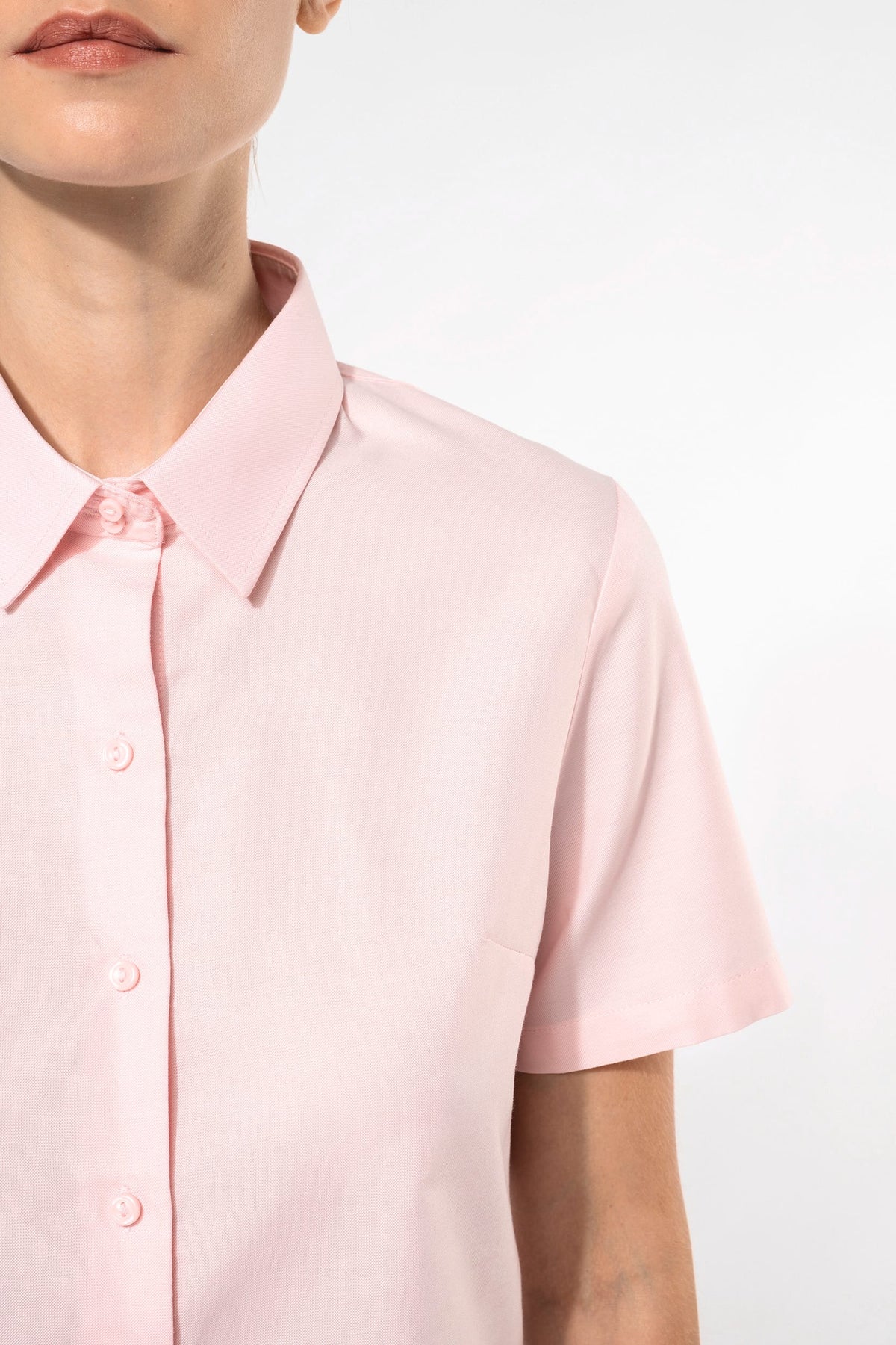 Kariban K536 Dames Oxford blouse korte mouwen