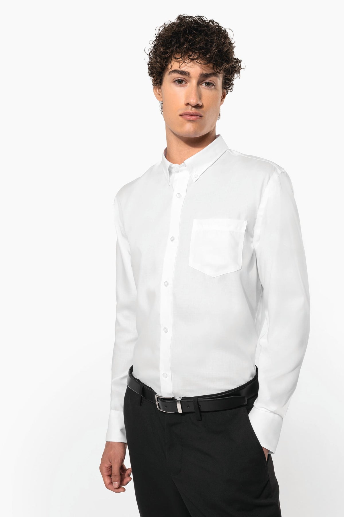 Kariban K537 Heren non-iron overhemd lange mouwen