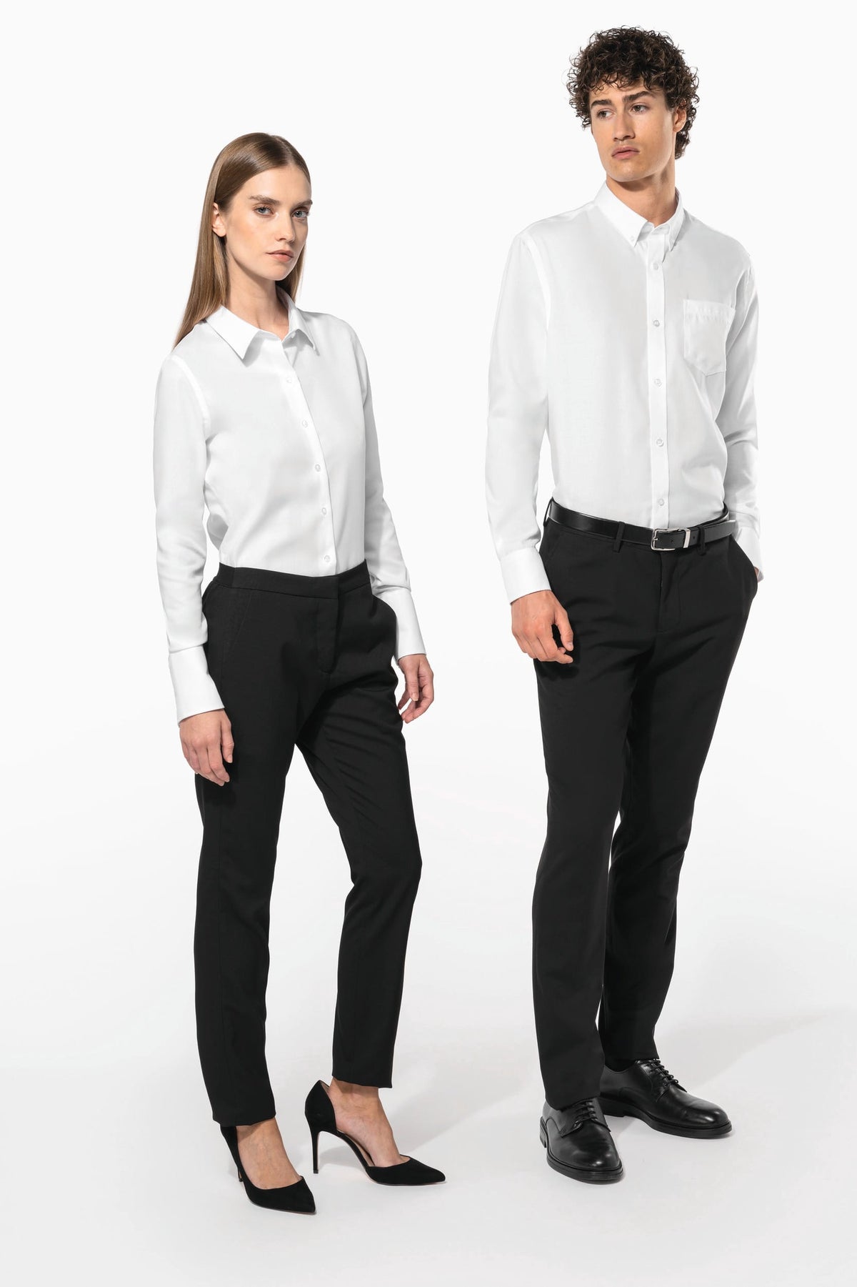 Kariban K538 Dames non-iron blouse lange mouwen