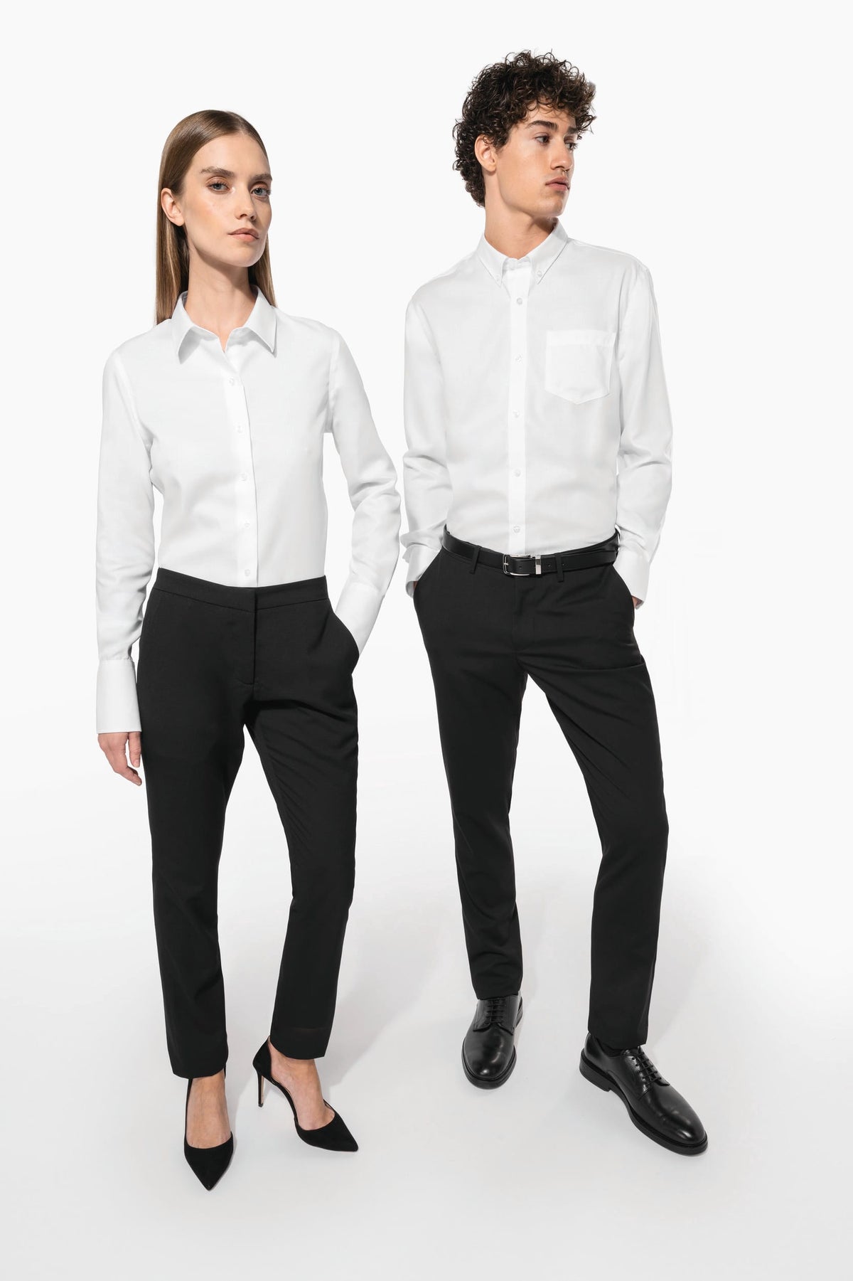 Kariban K538 Dames non-iron blouse lange mouwen