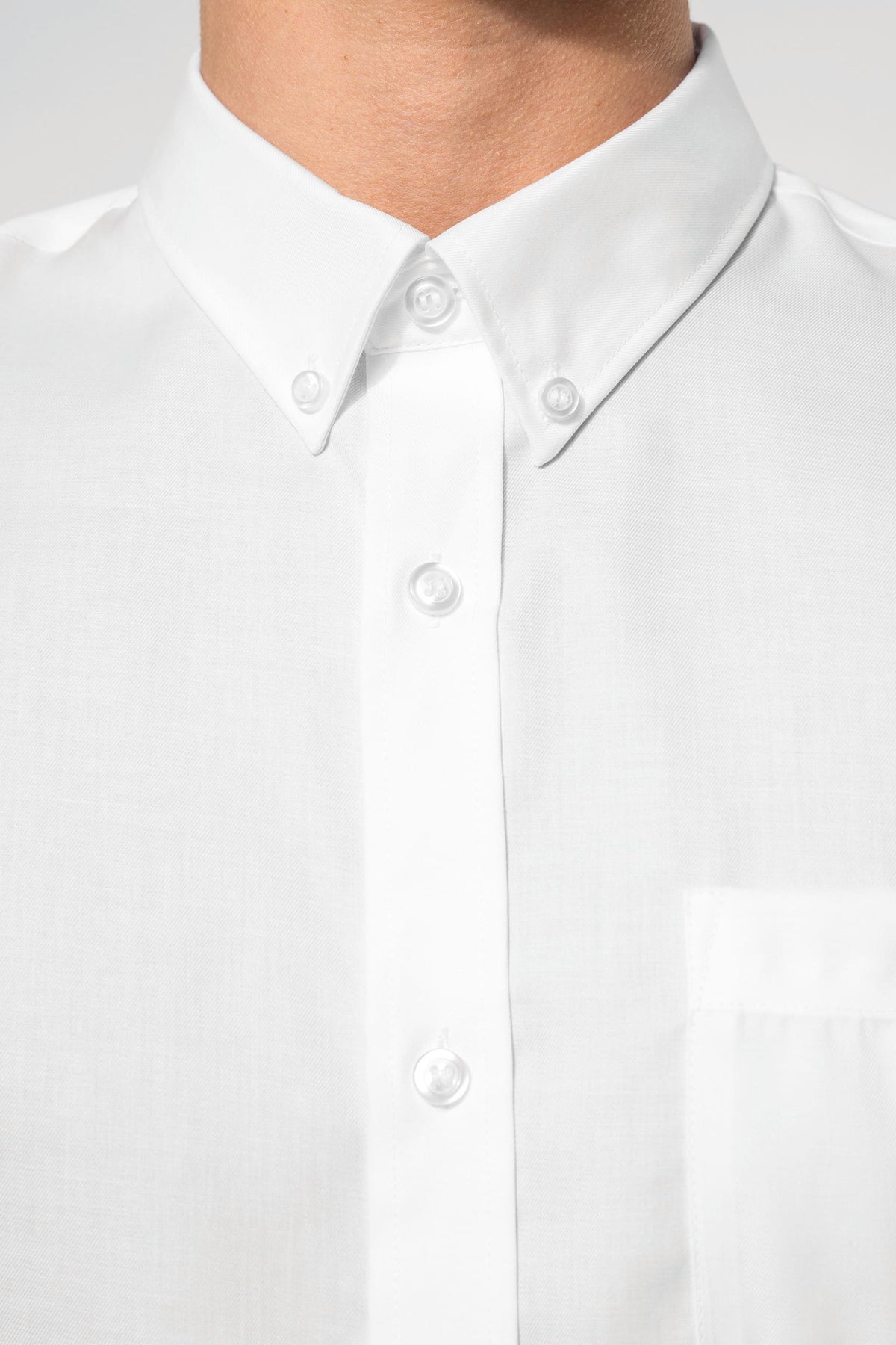 Kariban K539 Heren non-iron micro sergé overhemd korte mouwen