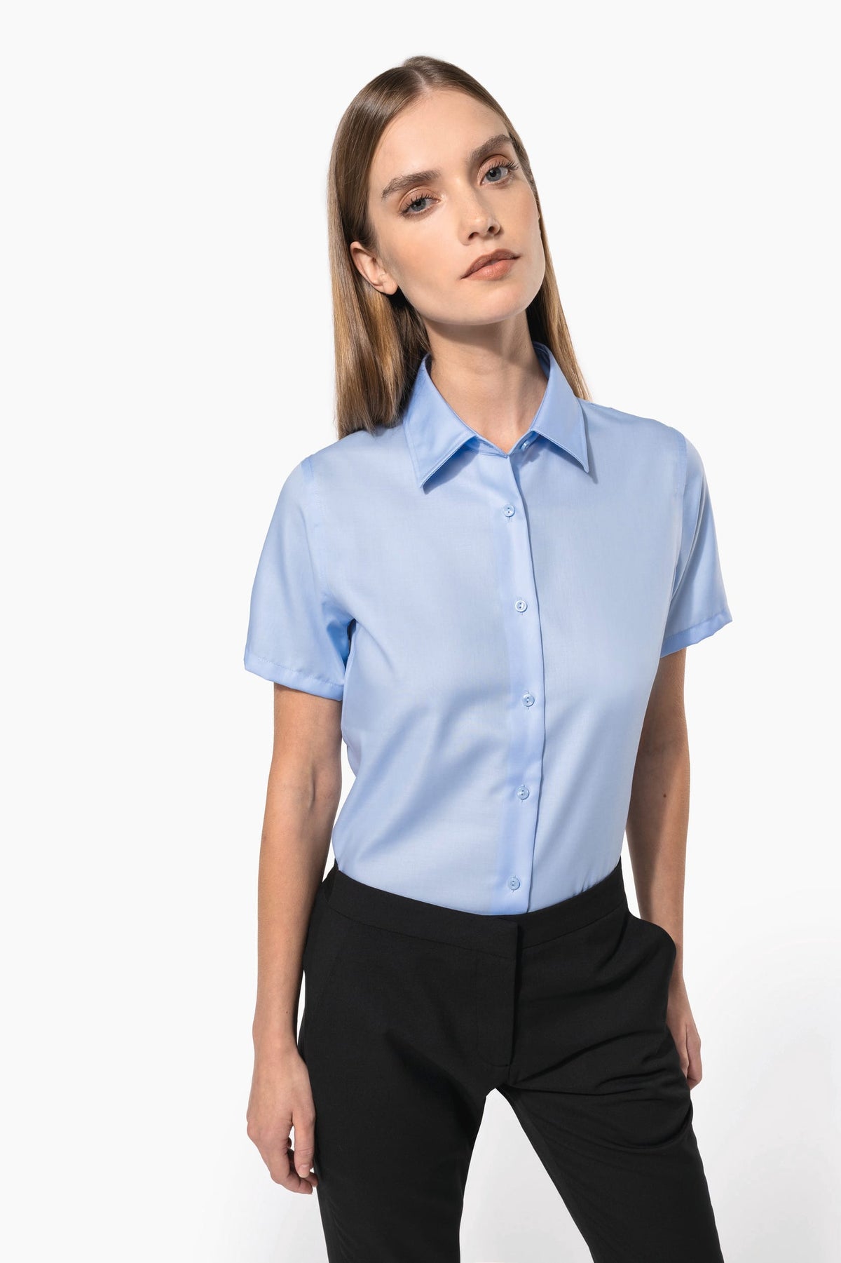 Kariban K540 Dames non-iron blouse korte mouwen