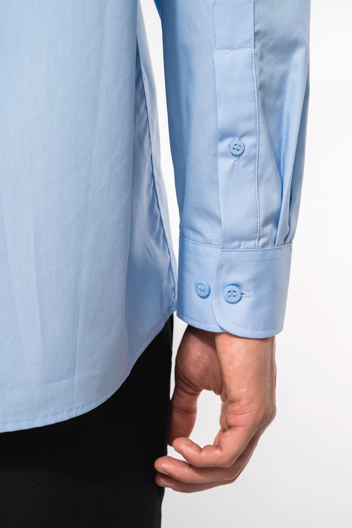 Kariban K541 Heren poplin overhemd lange mouwen