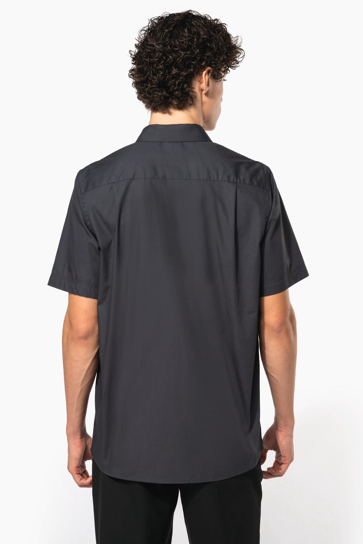 Kariban K543 Heren poplin overhemd korte mouwen