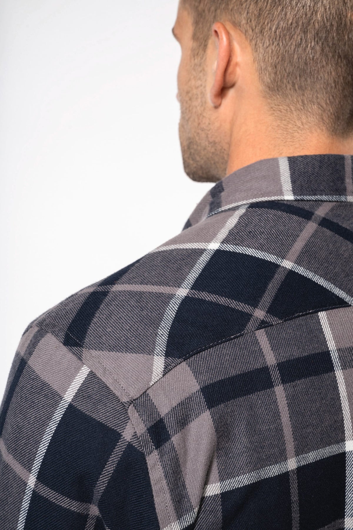 Kariban K579 Geruit overshirt met sherpavoering