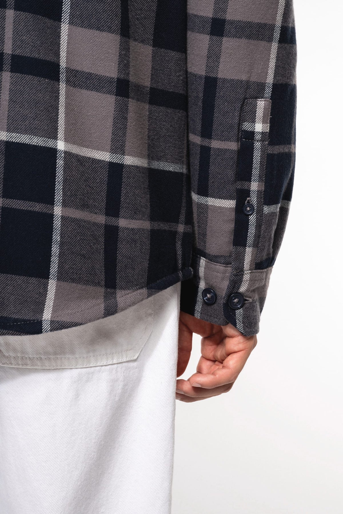 Kariban K579 Geruit overshirt met sherpavoering