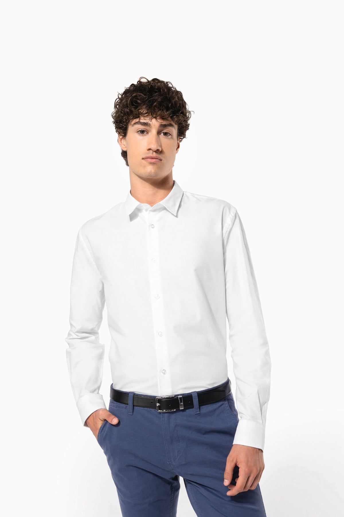 Kariban K595 Heren overhemd Oxford lange mouwen