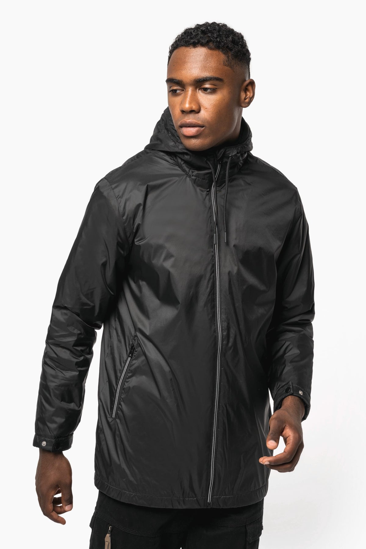 Kariban K6153 unisex fleecejas met gevoerde capuchon