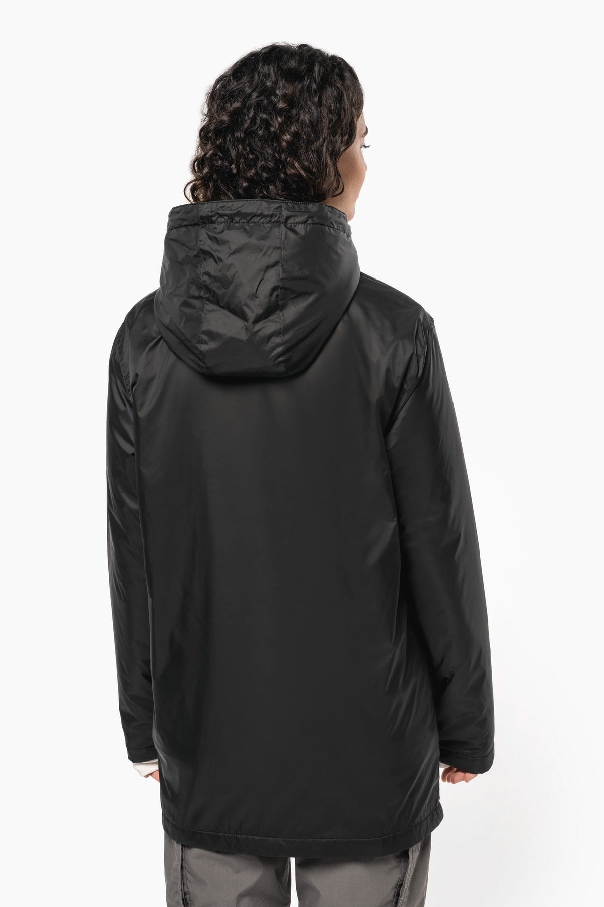 Kariban K6153 unisex fleecejas met gevoerde capuchon